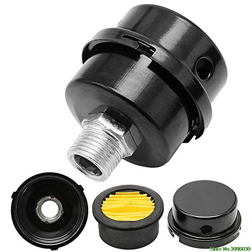 Ochoos 3/4" 20mm Screw Thread Silencer Noise Filter Muffler for Air Pump Compressor