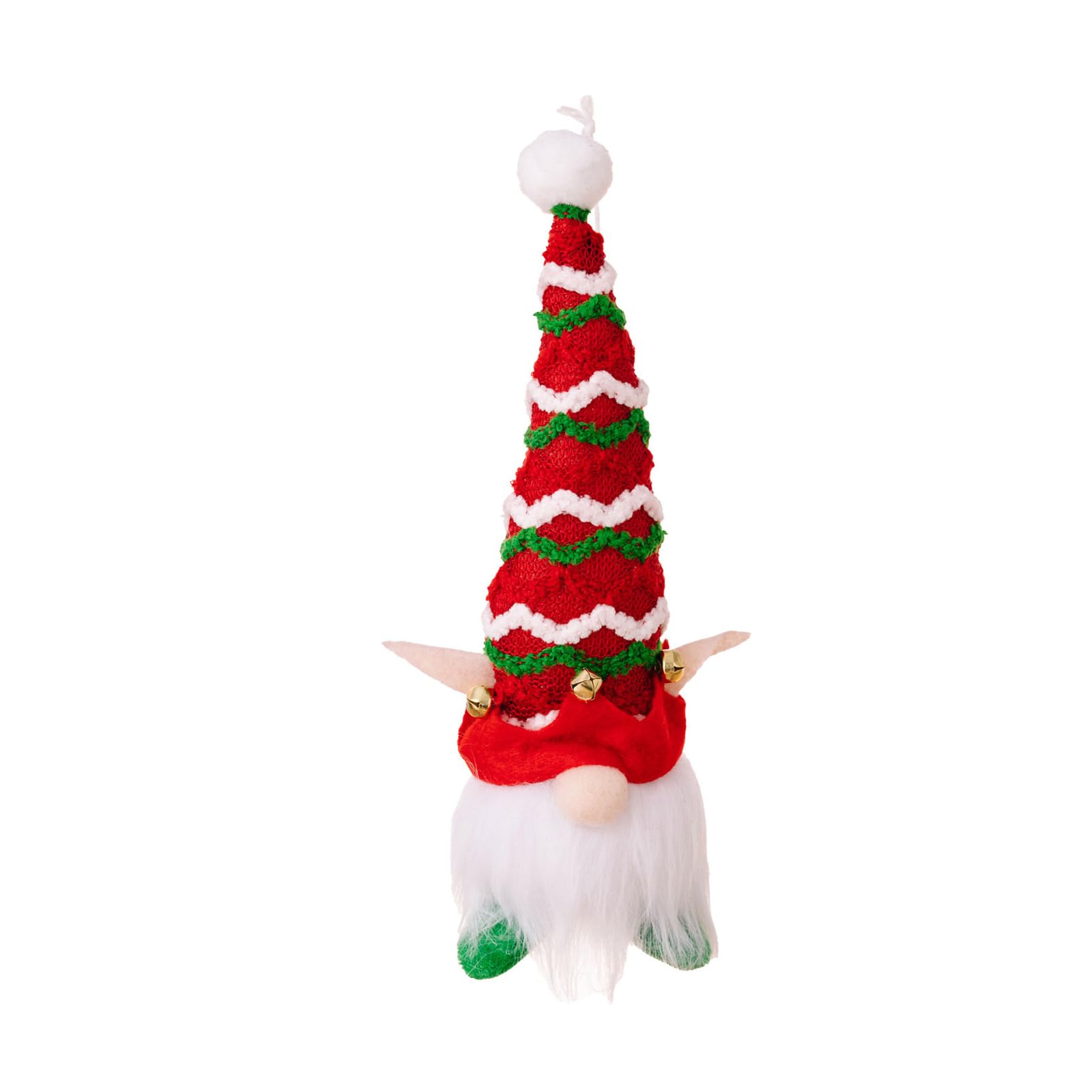 Christmas Tree Decorative Gnome with Light Plush Faceless Doll Shining Gnome Festive Holiday Decoration Ornament Eye-catching Lights