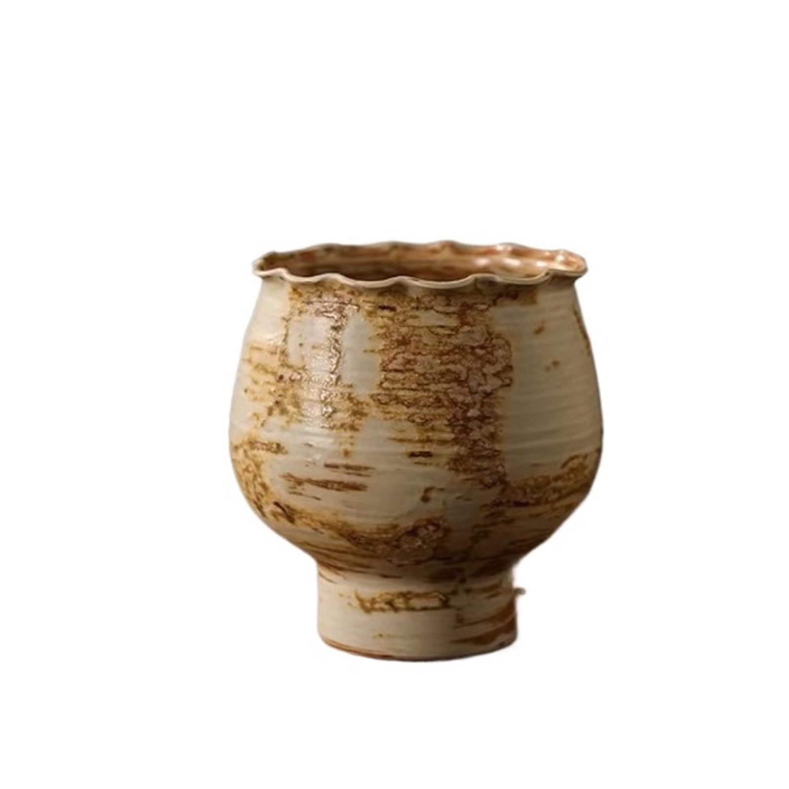 zhangrui1888 Garden Plant Pots Vintage-style Ceramic Flower Pots: Rustic Vases, Charming Decorative Pieces Flower Planters