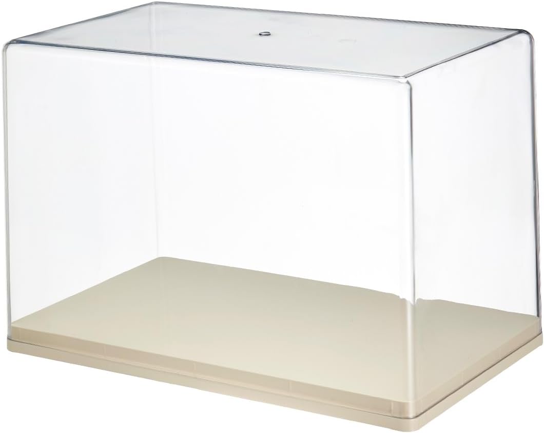 Display Case for Minifigures Action Figures Blocks, Display Box for PopMart Sonny Angel Figures, Large Capacity Display Box with Car Models, Gifts for Minifigure Collectors Lovers M-no stairs