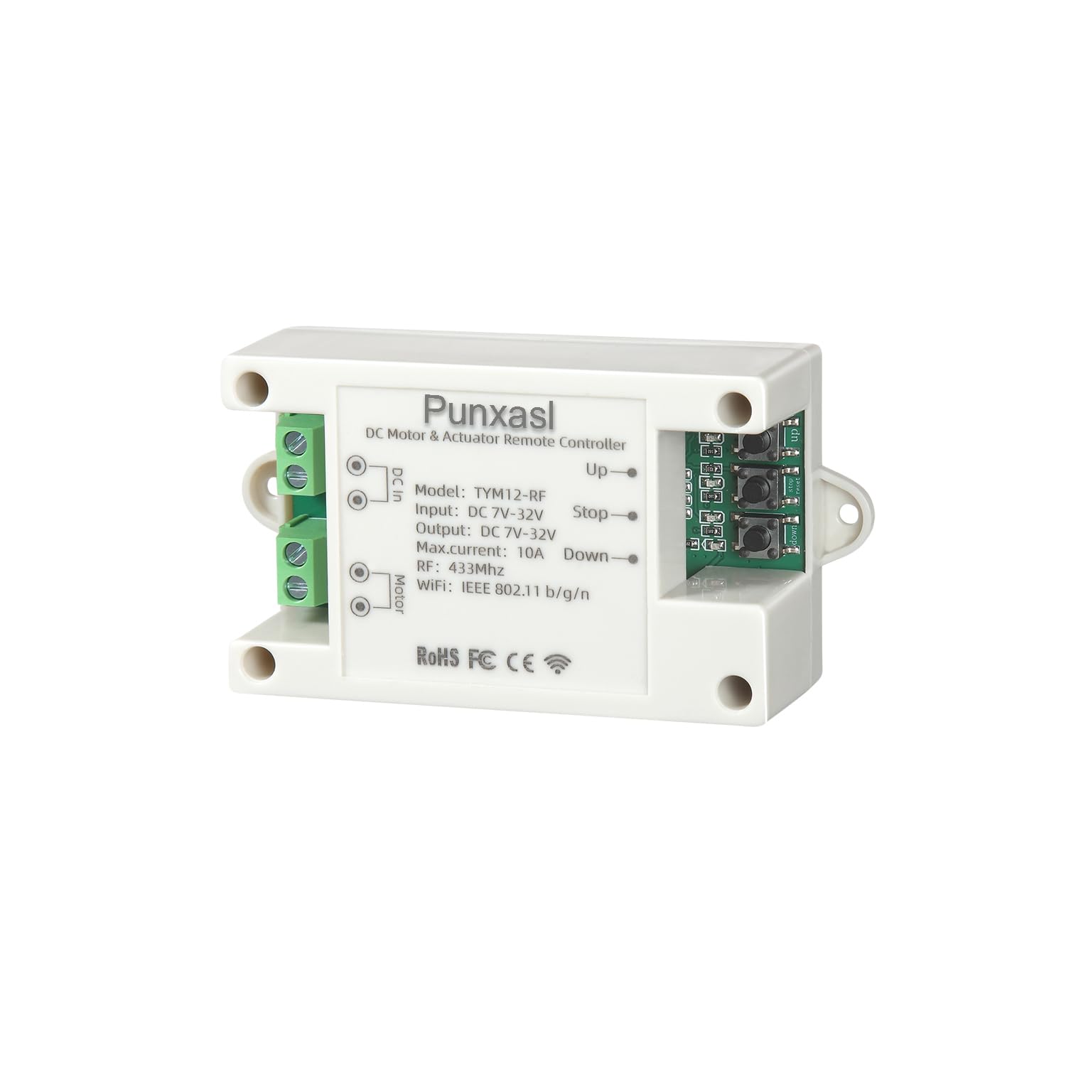 Contrôleur WiFi pour vérin linéaire électrique, interrupteur intelligent pour moteur DC, relais marche avant et arrière, application Smart Life, compatible avec Alexa et Google Home, DC12V 24V 32V