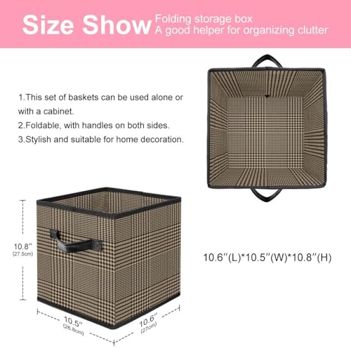Boîte en tissu de rangement haut de gamme avec poignées intégrées - 3