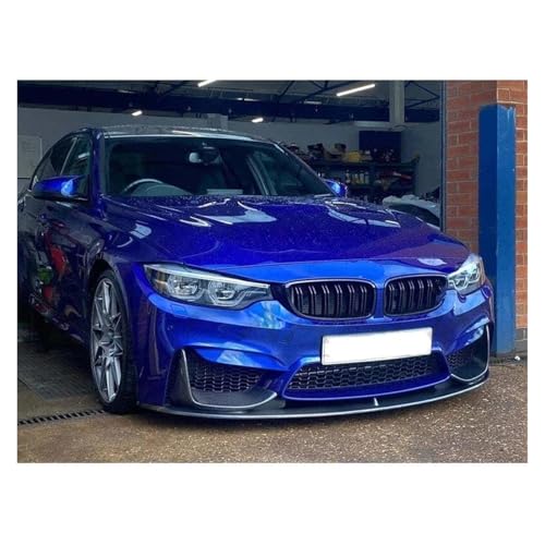 Lèvre pare-chocs avant style carbone de qualité supérieure pour look M3 M4 sur BMW F30