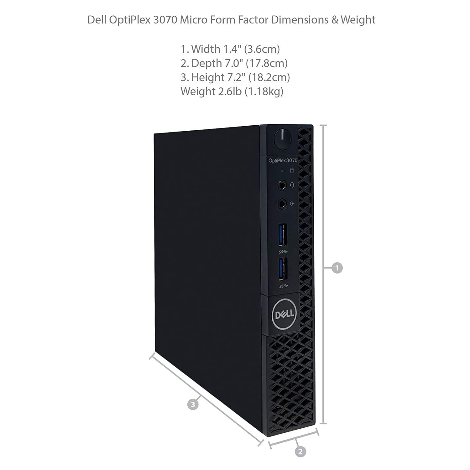 Amazon.com: Dell Optiplex 3070 (Latest Model), Core i3-9100T (3.10