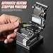 Optical Fiber Cleaver, Automatic Fiber Optic Thermal Stripper for Ribbon or Simplex Fiber, Handheld Fiber Tools for 1-12 Strands, 2 in 1 Stripping and Cutting, 5s Heating, with Li-battery
