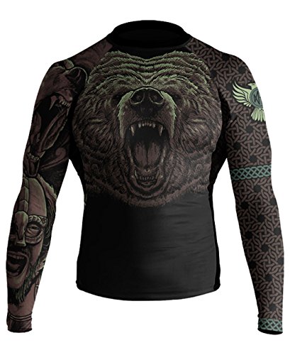 Raven Fightwear Men's Berserker BJJ MMA Rash Guard2