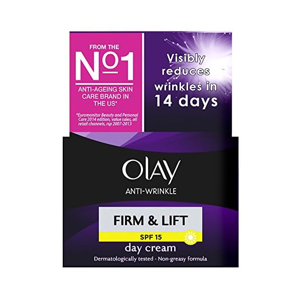 Olay Anti-Wrinkle Firm & Lift SPF 15 40+ Day Cream, 1.7 Ounce