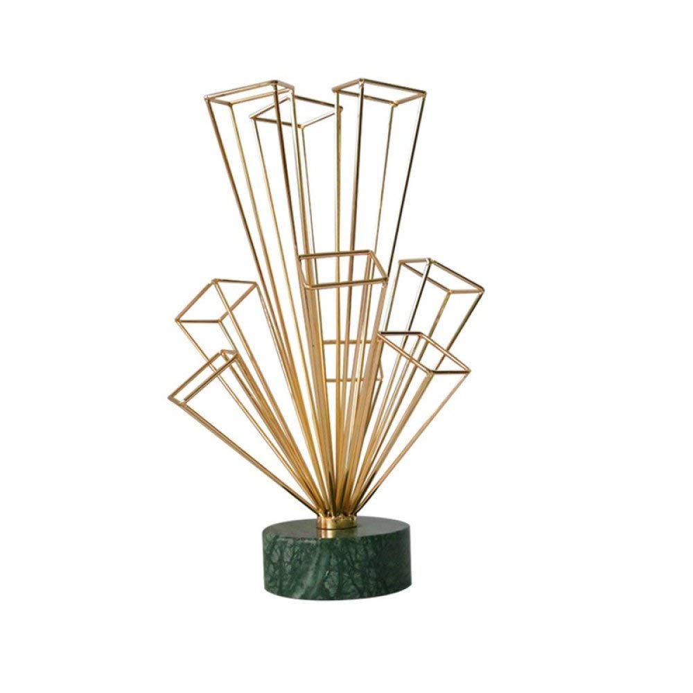 Statue Kaléidoscope en alliage de 33 cm pour la décoration moderne d'un bureau
