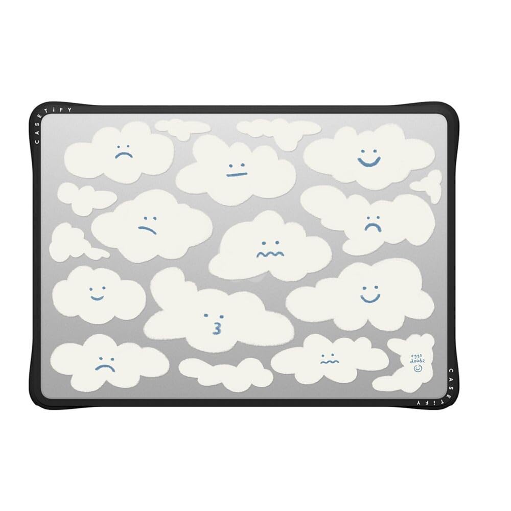 Funda MacBook Air 13.6 para evitar arañazos CASETiFY Impact nubes M2 M3 M4 6