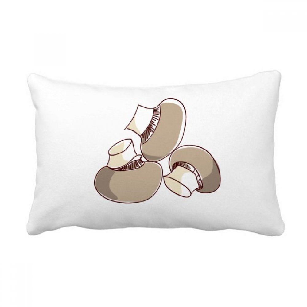 Coussin lombaire champignon 40x60 cm oreiller décoratif multicolore