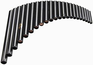 TsoLay Flauta para Principiantes Flauta de Pan de 22 Tubos, Flauta de ABS, Flauta Piccolo, Llave G, Instrumentos Musicales de Color Negro, Flauta afinable Xiao, Ideal para Tocar Instrumento Musical