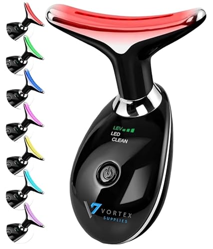 7-in-1 LED Face & Neck Massager with Light Therapy