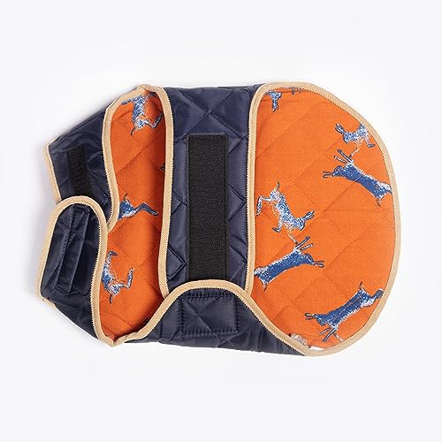 Danish Design Navy Diamond Quilt Shower Proof Thermal Lined Dog/Puppy Coat 12 Inch 30 cm, Navy Blue - Image 3