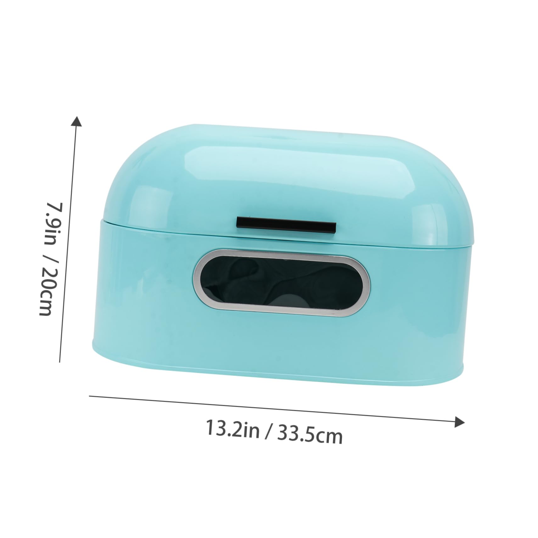 Caja De Pan De Metal Porta Pan Hogar Para Cocina Contenedor De Comida Color Material Resistente Para Almacenar