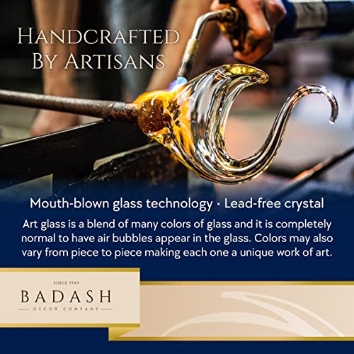 Badash AMZN.GR.SR739-STICKERLESS-D2DME-RCNHV-VG Crystal Punch Serving Ladle - 12 Inch Long Mouth-Blown Lead-Free Clear Punch Bowl Ladle thumb #6