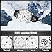 Imagen de RORIOS Relojes Hombre Cronógrafo Reloj con Correa en Cuero Elegante Análogo Cuarzo Reloj Impermeable Reloj de Pulsera para Hombre