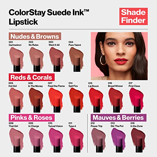 Revlon 7264274006 Lipstick, Colorstay Suede Ink thumb #4