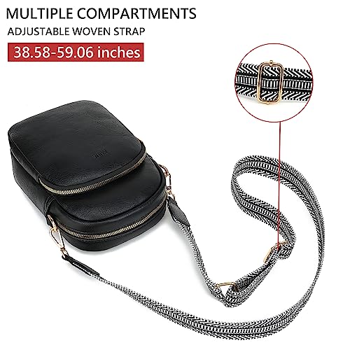 FAIME Small Clear Bag Stadium Approved, Clear Crossbody Cell Phone Purses Bag with Adjustable Strap for Concerts3