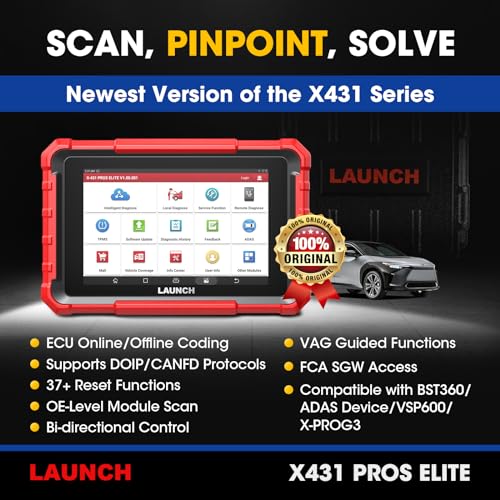 image for LAUNCH X431 PROS Elite 2024 New Bidirectional Scan Tool, 37+ Services,
