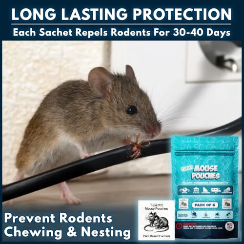 Image of 6Pack Botanical Rodent Repellent Pouches Natural Mouse Repellent Pouches