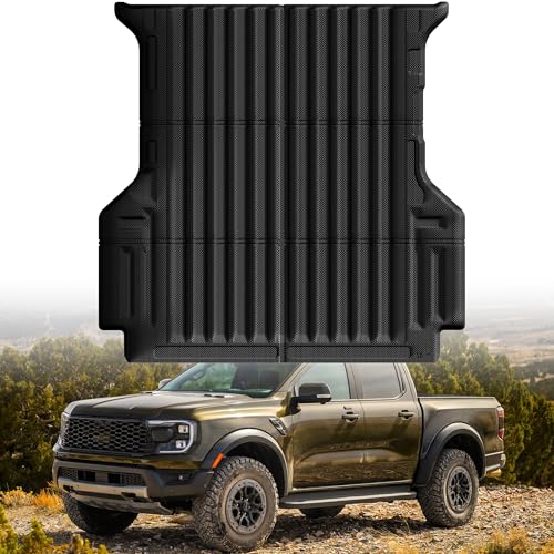 Autobull Truck Bed Mat Bed Liner Fit For Ford Ranger 5ft 59.6 Bed 2025 2024 V...