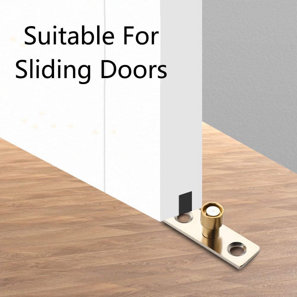 4 piezas de guía para puerta corredera, rueda de guía con topes localizadores de 10 mm de diámetro para puerta de gabinete del suelo del hogar — view 6
