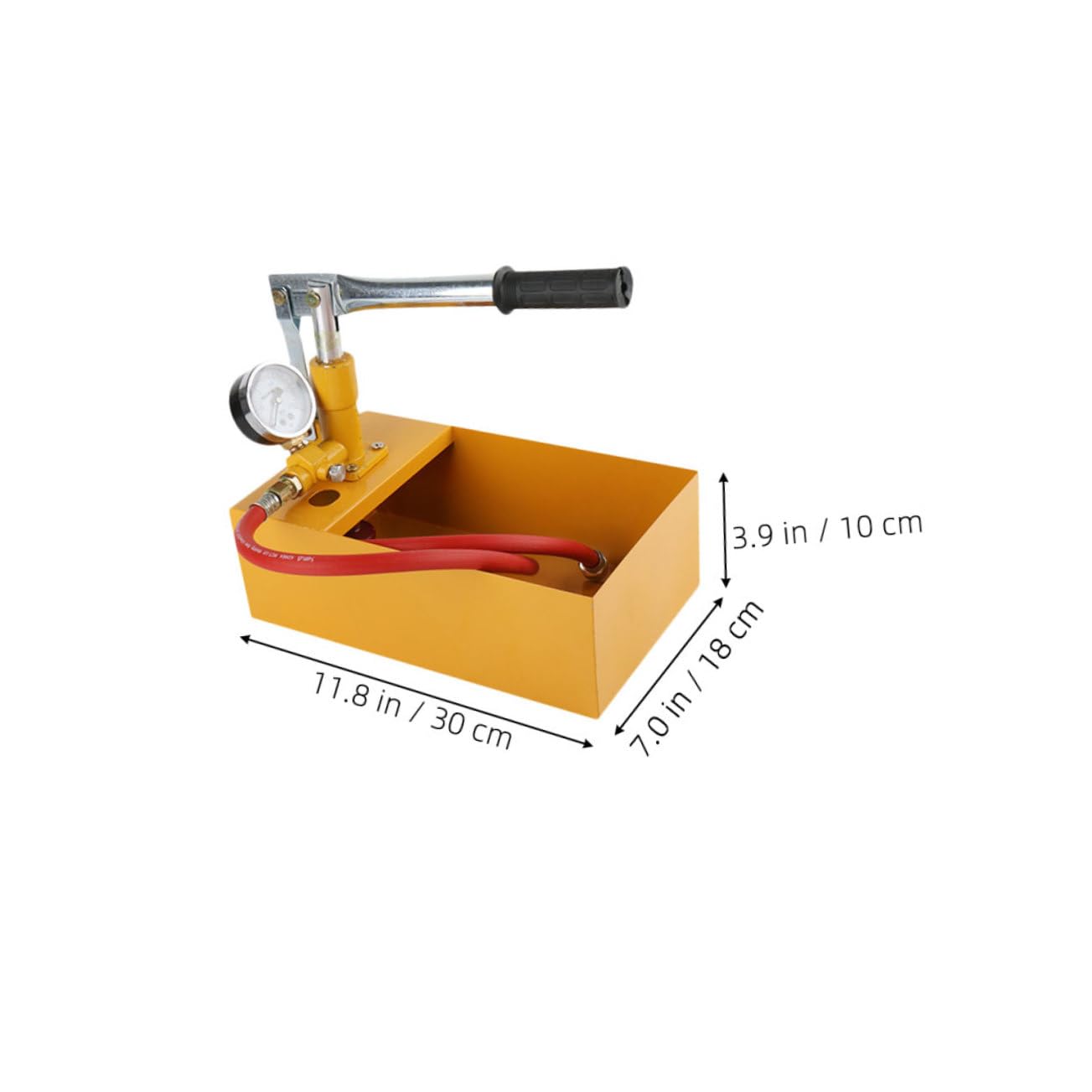 Kit De Prueba De Presión Hidráulica Bomba De Presión Manual Comprobador Compacto Para Tuberías