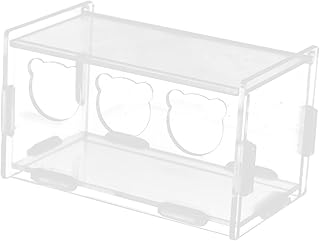 FRCOLOR Box Rutin Chicken Feeder Chicken Grains case Hanging Chicken Waterer Duck Drinking Bowl Bird Water Dispenser Parrot Feeding Bowls Bucket Chicken Water Feeder Acrylic Chicken Duck