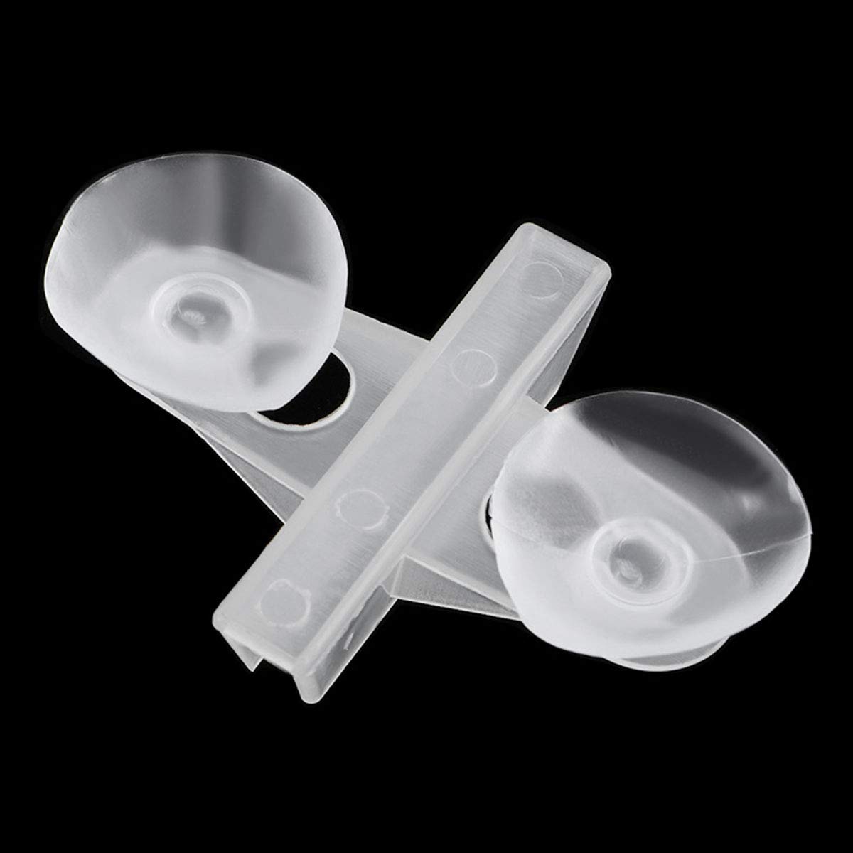 DGZZI Saugnapfhalter Für Aquarien – 12 Stück, Weiß, Für Glas Bis 6 Mm Stärke, Zur Trennung Oder Dekoration