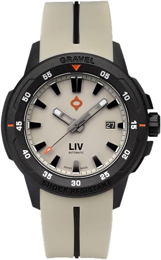 LIV Gravel 001 Collection - Rugged 26-Jewel Swiss Automatic - Den...