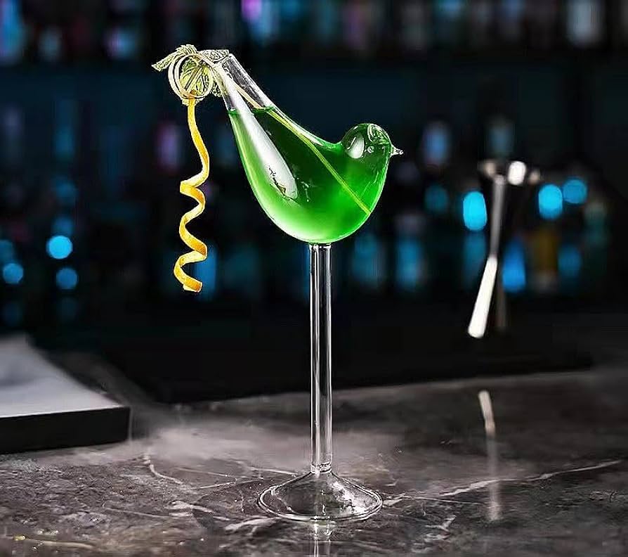 エッチング動物デザイン カクテルグラス エッチング動物デザイン カクテルグラス