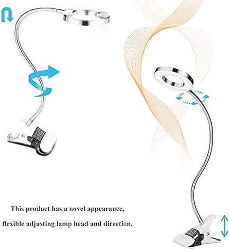 Miniatura 6 de Salmue - Lámpara de belleza USB, luz LED permanente portátil para ojos, luz de cejas, lámpara de pestañas de belleza, para salón de estética y spa