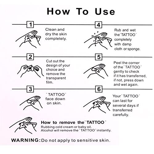 Red Dragon Temporary Tattoo Stickers For Men & Women Arm, Body Art Waterproof Fake Tattoo Cool Party Decals Tattoo. Set Of 3 #TOP2