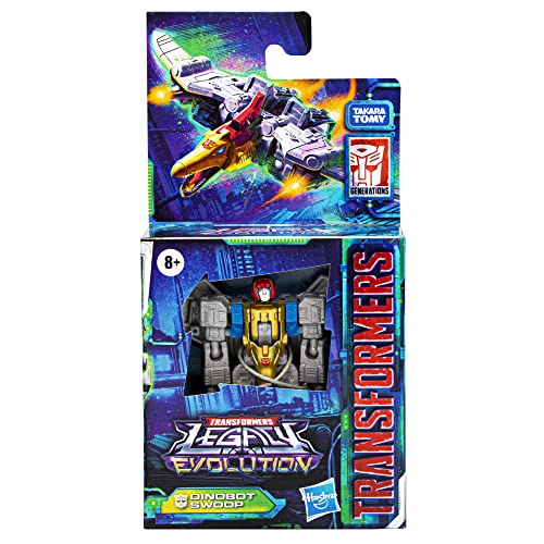 transformers toys legacy evolution core dinobot swoop toy 35-inch action figure for boys and girls ages 8 and up