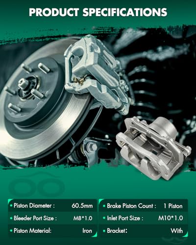 Image of SCITOO - Front Disc Brake Calipers Assembly w /Bracket For Suzuki