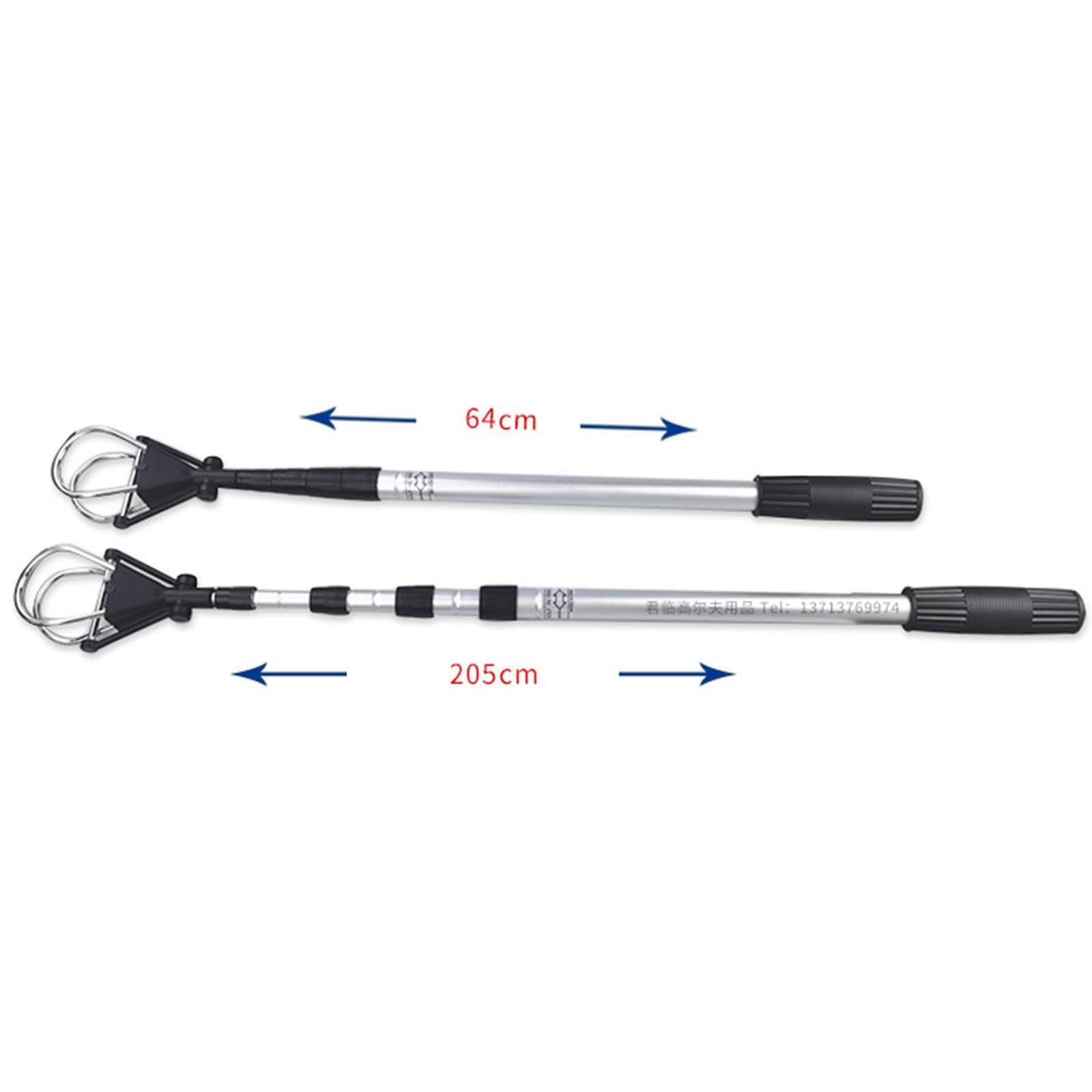 BEALIFE Recogedor de Pelotas de Golf telescópico Aluminio, portátil y Ligero, con Rodillo Recogida fácil y sin Esfuerzo. Longitud 1,8 m (6 pies).