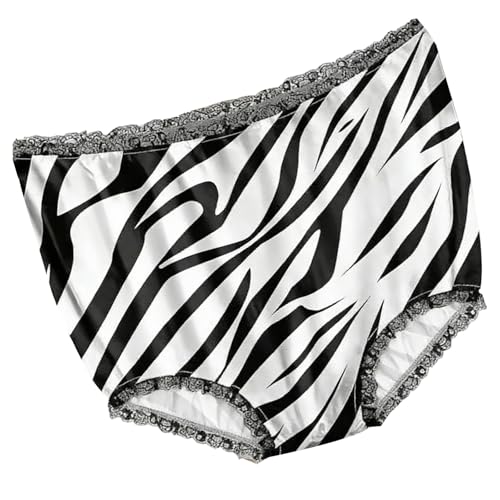 [Tizuqe] Multifunctional Simulated Leopards Print Granny Panties for Prank Costumes Decors and Lightweight Fun Wear Granny Panti