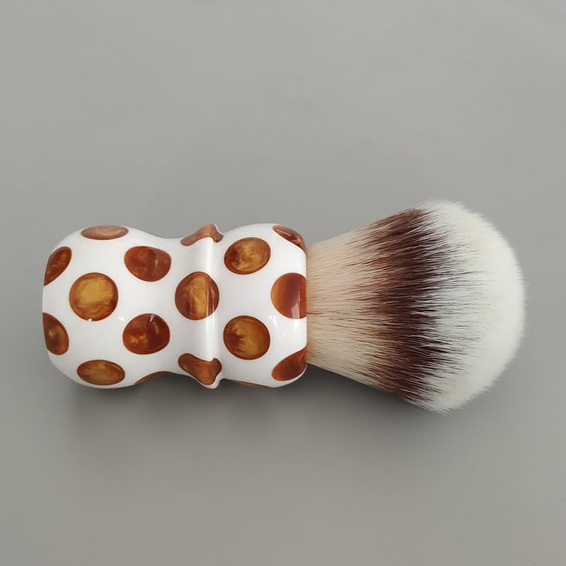 YUNXIAO A2S shaving brush with resin handle and Synthetic Hair Bristle for Wet Shave