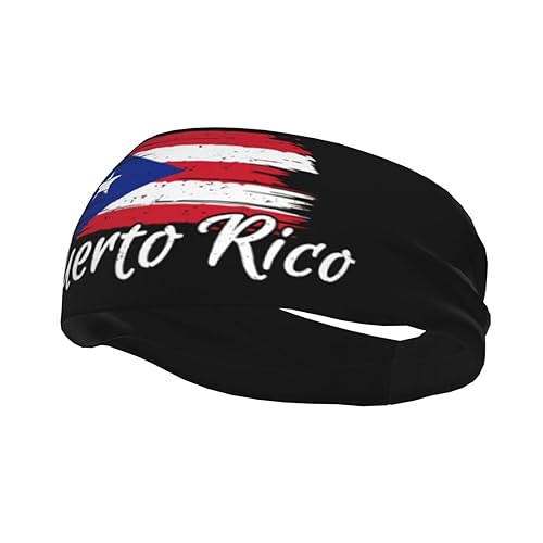 Cute Flag Headbands Women Men Flag Sweatband Sports Headband for