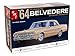 AMT - 1964 Plymouth Belvedere (w/Straight 6 Engine) 2T, 1:25 (AMT1188M), White