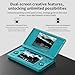 Aivuidbs RG DS Foldable Handheld Game Console RK3568 Anbernic RG DS Android 14 System two-Player Joystick Top and Bottom Dual Screen 4 inch OCA Full Touch Screen 4000mAh 3 + 32gb (RG DS-Turquoise Blue-new)