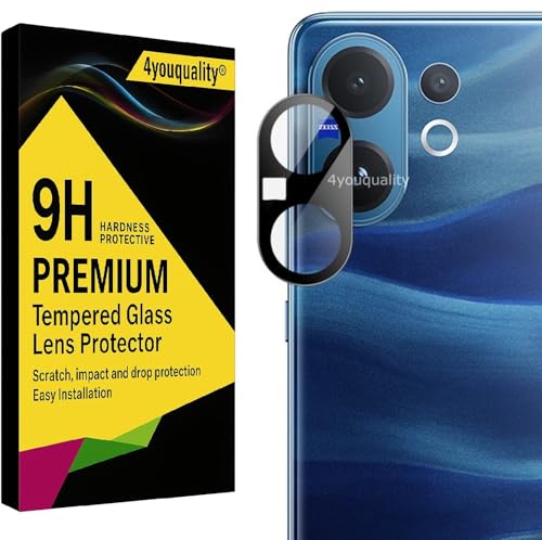 Image of 4youquality Back Camera Lens Protector Compatible with Vivo V60 (1 Pack) | 9H Tempered Glass Camera Guard | Military-Grade Anti Scratch Protection | Ultra Clear HD Lens Film | Bubble-Free Easy Installation | Case Friendly