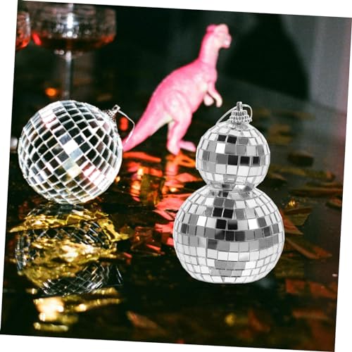 Bola espejada decorativa para colgar, disco ball reflectante para eventos miniatura 7