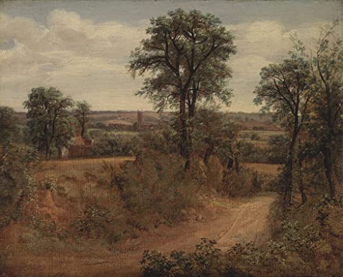 Affiche toile Voie près de Dedham John Constable décoration mural60x90cm pour maison