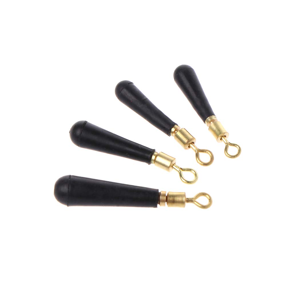 Flotteurs De Pêche En Mousse EVA - Lot De 10 Avec Anneau En Cuivre, 20 Mm Rouge
