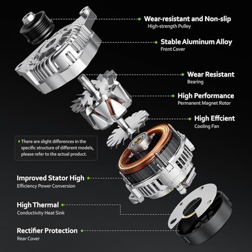 New 90 Amp Alternator for Hyundai Elantra 2007–2012 & Kia Soul, Spectra, Spectra5 2.0L - Image 5