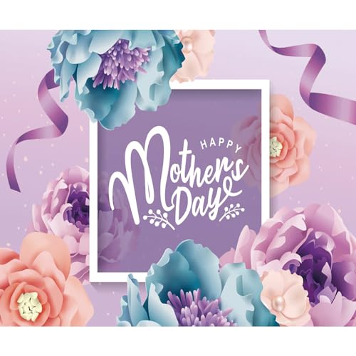 Fondos para día de la madre 10x8ft morado para fotografía miniatura 6