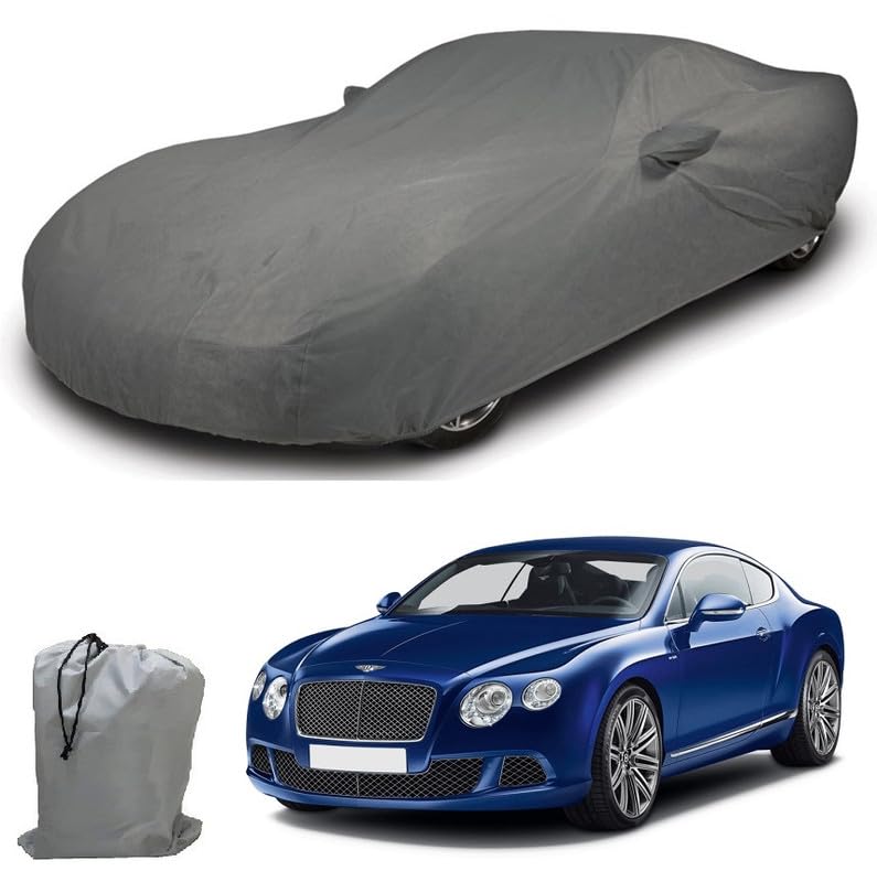 Image of ARCUATE Triple Layer Custom fit Car Body Cover for Bentley Continental GT |Top Layer Dustrproof | Middle Layer Waterproof | Bottom Layer Scratch Protection | Outdoor Indoor Fabric