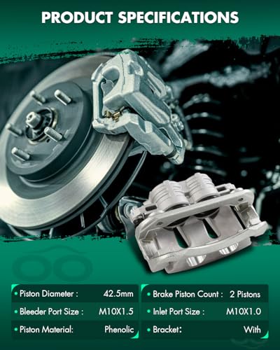 Image of SCITOO Front Right Brake Caliper With Bracket 18B4928 Compatible For Ford For Mustang 2005-2010