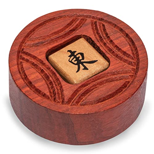 Indicador de Viento de Madera para Mahjong miniatura 1